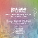 10 jaar Phoenix Cultuur: kunst & cultuur lééft in Meierijstad!