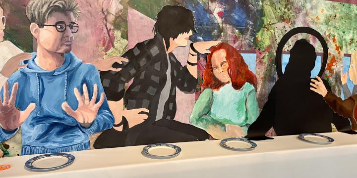 Expositie ‘Grenzeloos’ door jongeren van het TekenAtelier