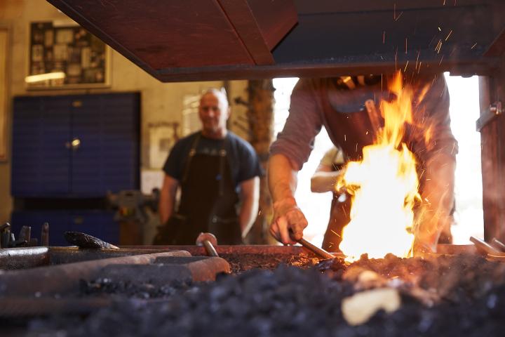 Dagworkshop Damascus Keukenmes Smeden